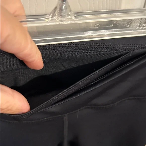 NIKE Power Victory 7/8 Training Leggings Black Coral Blue Stripes Small Athletic - Picture 4 of 10